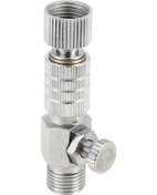 Resim Fortunelane T-118 Metal Akış Kontrol Sprey Fırça Kolu, Hızlı Bağlantı, Gümüş 