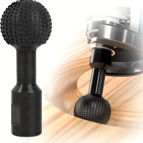 Resim 1 adet Yüksek Kaliteli Çelik Küre Döner Freze, 5/8" - 11 Diş, 4.5" & 5" Açı Öğütücülerle Uyumlu - Ahşap Oyma, Taşlama, Parlatma & Kazıma için İdeal, Siyah, Açı Öğütücü Aksesuarları 