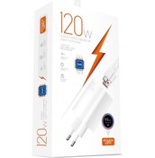 Resim Powerway M120S 120 W Type-c Şarj Adaptörü Ve Kablo Seti 