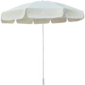 Resim Terletmez Shop Plaj Şemsiyesi Krem 200 cm 10 Telli 