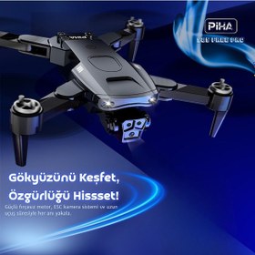 Resim S85 Free Pro 2 Batarya, 40 Dakika Uçuş, 1080p Çift Esc Kamera, Fırçasız Motorlu Drone 