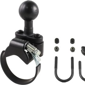 Resim GÜMRÜK BEY RAM Mount RAM-231Z-2U C Boyutu 1.5" UTV ATV Boru Montaj Braket Kiti Alüminyum 