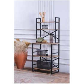 Resim Merta Çok Amaçlı Mutfak Rafı Mutfak Bangosu Çam 