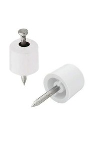 Resim Genel Markalar 25 Adet Çivili Raf Pimi Dolap Raf Tutucu Pim Beyaz 