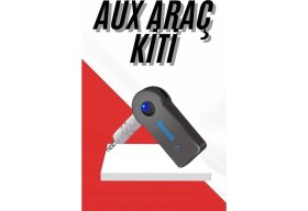 Resim Tüm Cihazlara Uyumlu Bluetooth Aux Araç Kiti Siyah Nemere 