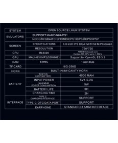 Resim Ozmik R36 Max Oyun Konsolu 4 Inç Ekran 64G Psp Retro Klasik Taşınabilir 