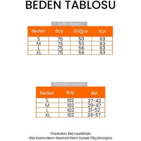 Resim Bestenur Desenli Oysho İkili Takım 1653 - Kahve Kahverengi 