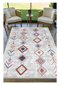 Resim Ayaz Ayaz Dijital Baskı Pamuk Taban Halı 4401 Çok Renkli 