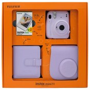 Resim Instax mini 11 Kare Albümlü 20'li Filmli Lila Box 