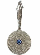 Resim dr pleksi Gümüş Taşlı Dikiz Ayna Süsü Nazarlık 5 Cm 