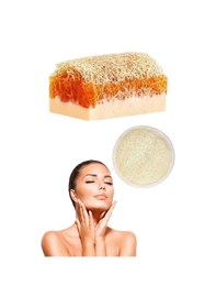 Resim 2li Doğal Set Kabak Lifli Keçi Sütü Ballı Sabun Peeling Bakım Sıkılaştırma Akne Temizleme Yüz Pedi 