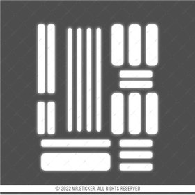 Resim Bay Etiket Rfhlm244 Reflektif Serit Seti 47 Parca 