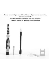Resim ZhlTools Zhl Tools 115 Parça Profesyonel Cep Telefonu Tablet Laptop Tamir Seti Tornavida Seti 