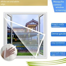Resim Kendi Kendine Kurulumlu Görünmez Sivrisinek Kontrol Ekranı Meshi - Kolay Kurulum, Yoğun Gaze, Beyaz Ağırlı Beyaz Kenarlı, Kalite Garantili, Polyester Malzeme, Ev Koruma | Görünmez Ekran Meshi | Kolay Kurulum Meshi, Sivrisinek Kovucu 