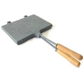 Resim mobilreyon - Ocak Üstü Tost Makinesi - Iç Dış Granit Döküm - Ekmek Kızartma - Kamp 