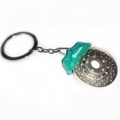 Resim Sportif Anahtarlık Yeşil Kaliper Krom Disk 
