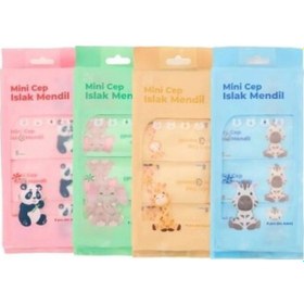 Resim Mini Cep Islak Mendili 