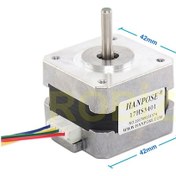 Resim 17HS3401 Nema 17 Step Motor 0.28N.m D Mil 2 Faz 1.3A 1.8 Derece 200 Adıım Tork 3D Yazıcı Printer CNC Robotik Lazer Kazıma Plazma Otomasyon Tekstil 