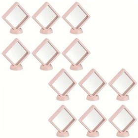 Resim Willowhaven 30 Adet Pembe Plastik 3b Kutu Standı, Takı Ve Koleksiyon Sergileme 