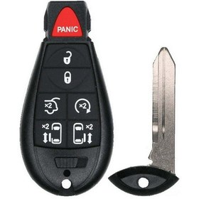 Resim Leezsing Dodge Grand Caravan Uyumlu 7 Tuşlu Akıllı Anahtar Kumandası - 433 Mhz Frekanslı 
