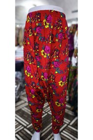 Resim MODA Çiçek Desenli Cepli Şalvar 