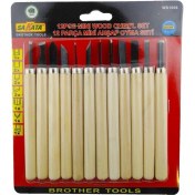 Resim İsmiyle Al Sakata Wd 1008 Ahşap Oyma Seti 12 Parça 