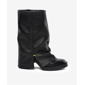 Resim Kadın Siyah Hakiki Deri Topuklu Bot 5k2ub35290 7961 Sıyah 