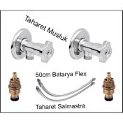 Resim Arçe Taharet Musluğu 2'li Taharet Salmastrası 2'li 