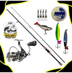 Resim Bauer Rocha 4000 Raicho 270 Cm 10-40 Gr Spin Olta Takımı Seti 