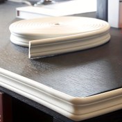 Resim Kendinden yapışkanlı duvar köşe koruyucuları 3.0cm x 5.0metre - Köşe koruması ile dekoratif kollu borda trimi, ev yenilemesi için yapışkanlı bel kalıpları, kolay kesilebilir su geçirmez PVC sınır, ev yenilemesi temel gereksinimleri | Modern görünüm | Dayanıklı plastik 