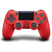 Resim Sony PS4 Dualshock Joystick Oyun Kolu V2 Kırmızı Şeffaf Aynı Gün Kargo