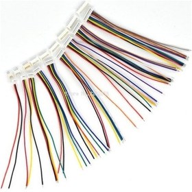 Resim 1,25Mm 7 Pin Jst 15Cm Kablolu Konnektör (180D Erk) (10 Adet) 