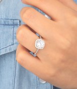 Resim Miavi Silver 925 Ayar Gümüş Pırlanta Tasarımı Yüzük 