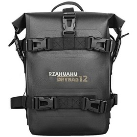 Resim Padalink Rzahuahu Motosiklet Çok Amaçlı Su Geçirmez Çanta, Hızlı Sökme Özellikli, Seyahat Ve Günlük Kullanım İçin Siyah 