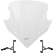 Resim Gp Kompozit Suzuki Avenis 125 2023-2024 Uyumlu Ön Cam Şeffaf 46cm 