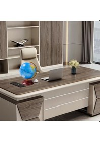 Resim Dekoratif Işıklı Masa Üstü Dünya Küre Mavi 30x39cm Alk5262 