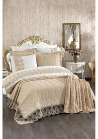 Resim Çeyiz Diyarı Anka 10 Parça Battaniyeli Çeyiz Seti Bej Bej 