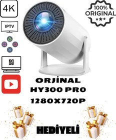 Resim 4K Vizyon KOPYA - HY300 PRO PROJEKSİYON CİHAZI TAŞINABİLİR ANDROİD 11 DESTEKLİ EV SİNEMA SİSTEMİ ULTRA AKILLI 