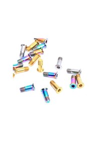 Resim Jokmae Mtb Ve Yol Bisikleti İçin Tc4 Titanyum Arka Vites Makarası Vidaları, M5 14.2mm, Renk Seçenekli Çok Renkli Çok Renkli 