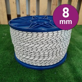 Resim Sera Trend 8 mm 10 Metre Örgü Halat Iskota Halat Denizci Tekne Halatı Salıncak Ip Dağcı Ip Halat 