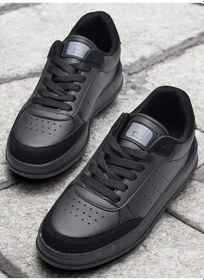 Resim Ispartalılar 1011 Rahat Taban Günlük Unisex Spor Ayakkabı Suya Dayanıklı Malzeme Mevsimlik Siyah 