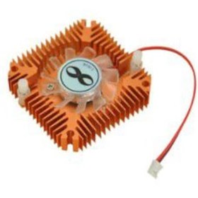 Resim Ekran Kartı Fanı Geçmeli Kare Soğutucu VGA Sessiz Fan 55x55x13mm 