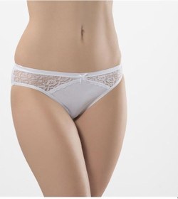 Resim Türen 261 İkili Likralı Dantelli Bikini-beyaz Beyaz 