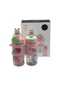 Resim Shotay Su Matarası 2 Bölmeli Tritan Pembe 900ml Pembe 