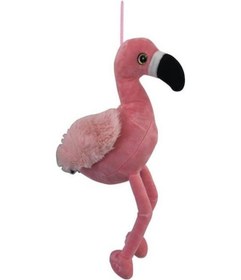 Resim Peluş Pembe Flamingo 20 CM Askılı 