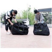 Resim Padalink 20 İnç Yeşil Çekirdekli Folding Bisiklet Çantası - Ulaşım Kolaylığı, Hafif Ve Dayanıklı, Çift Katlı Kumaş, Ayarlanabilir Askı Taşıma Çok Renkli 