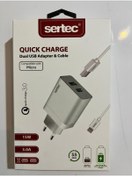 Resim Sertec Hızlı Duvar Şarjı Quıck Charge 3.0 A Micro 