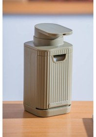 Resim Acar Snoppy Sünger Hazneli Sıvı Sabunluk Haki - 19 Cm Haki 