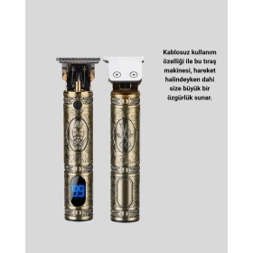 Resim Profesyonel Kablosuz Tıraş Makinesi - 1-2 Saat Kesintisiz Kullanım - 7016-8959 