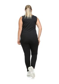 Resim Pastimore Termal Sauna Takım Atlet Tayt Siyah 